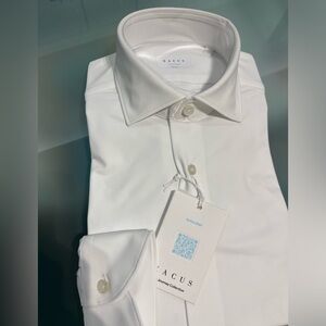 Xacus white stretch dress shirt